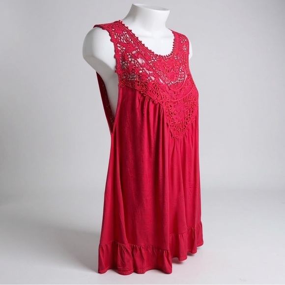 TORRID Super Soft Crew Neck Lace Yoke‎ Tank NWT - Picture 6 of 9